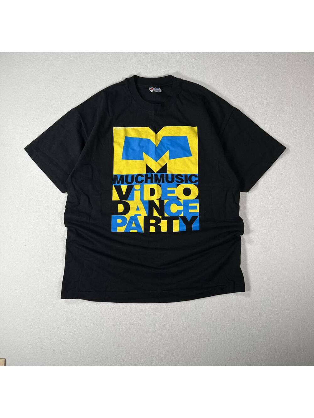 Vintage 90s Much Music MTV Video Dance Party T Shirt